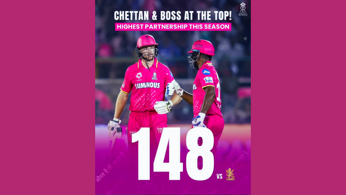 Samson and Buttler Blaze the Trail: Highest Partnership in Tata IPL 2024