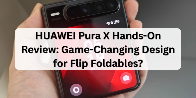 HUAWEI Pura X Hands-On Review: Game-Changing Design for Flip Foldables?