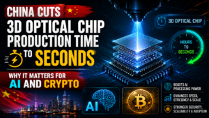 China Cuts 3D Optical Chip Time to Seconds: AI & Crypto Impact