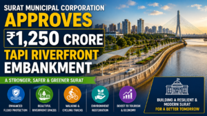 Surat Municipal Corporation Approves ₹1,250 Cr Tapi Riverfront Embankment | Buzz Content Corner