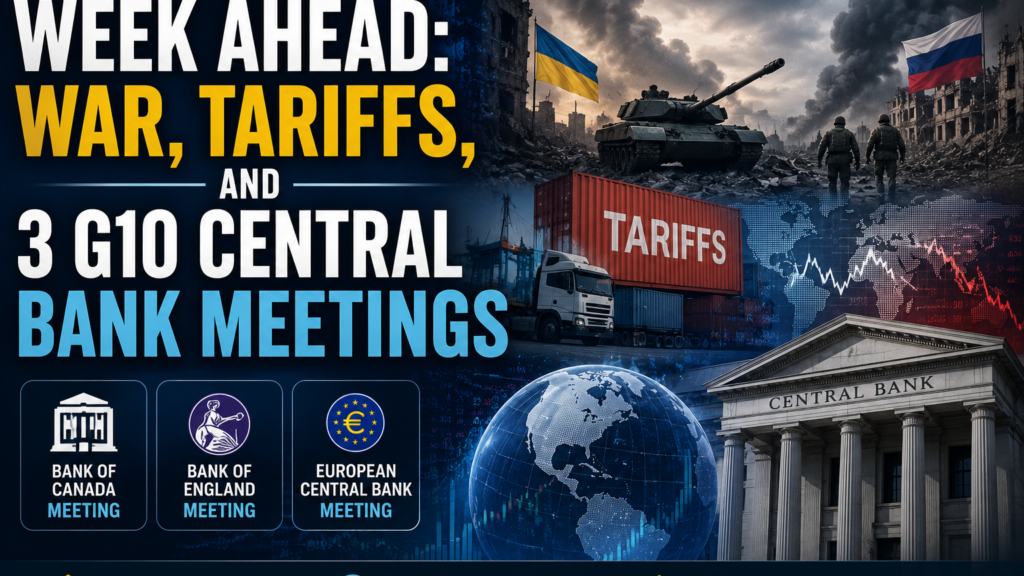 G10 Central Bank Meetings: 3 Big Market Risks This Week