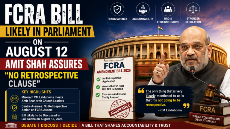 FCRA Amendment Bill 2026: No Retrospective Action, Assures Amit Shah