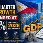 PH First-Quarter GDP Growth Unchanged at 2.8%