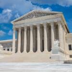 United States Supreme Court building for coverage of the Boulder climate case involving Exxon and Suncor