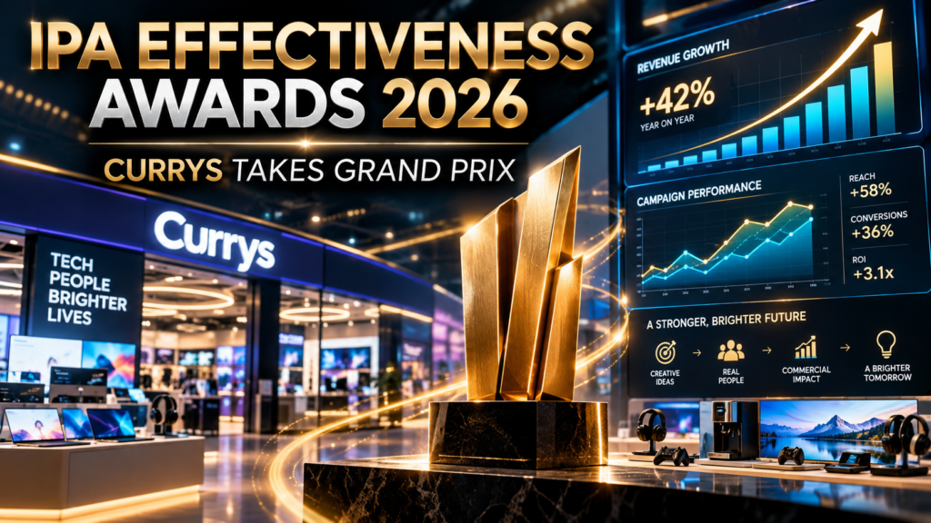 IPA Effectiveness Awards 2026 Winners: Currys Takes Grand Prix With £500m Incremental Revenue 1 IPA Effectiveness Awards 2026 Grand Prix marketing effectiveness banner